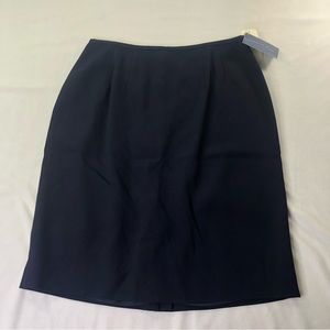 Charter Club Wool Pencil Skirt Bodycon Business Casual Workwear 8 Women's Blue